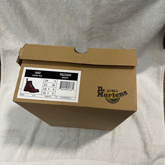 Dr. Martens Burgundy Lace Up Boots - Picture 7 of 7